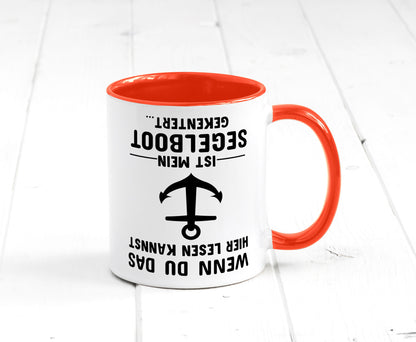Segler Tasse | Segelboot Humor Kapitän Spruch Witz Geschenkidee