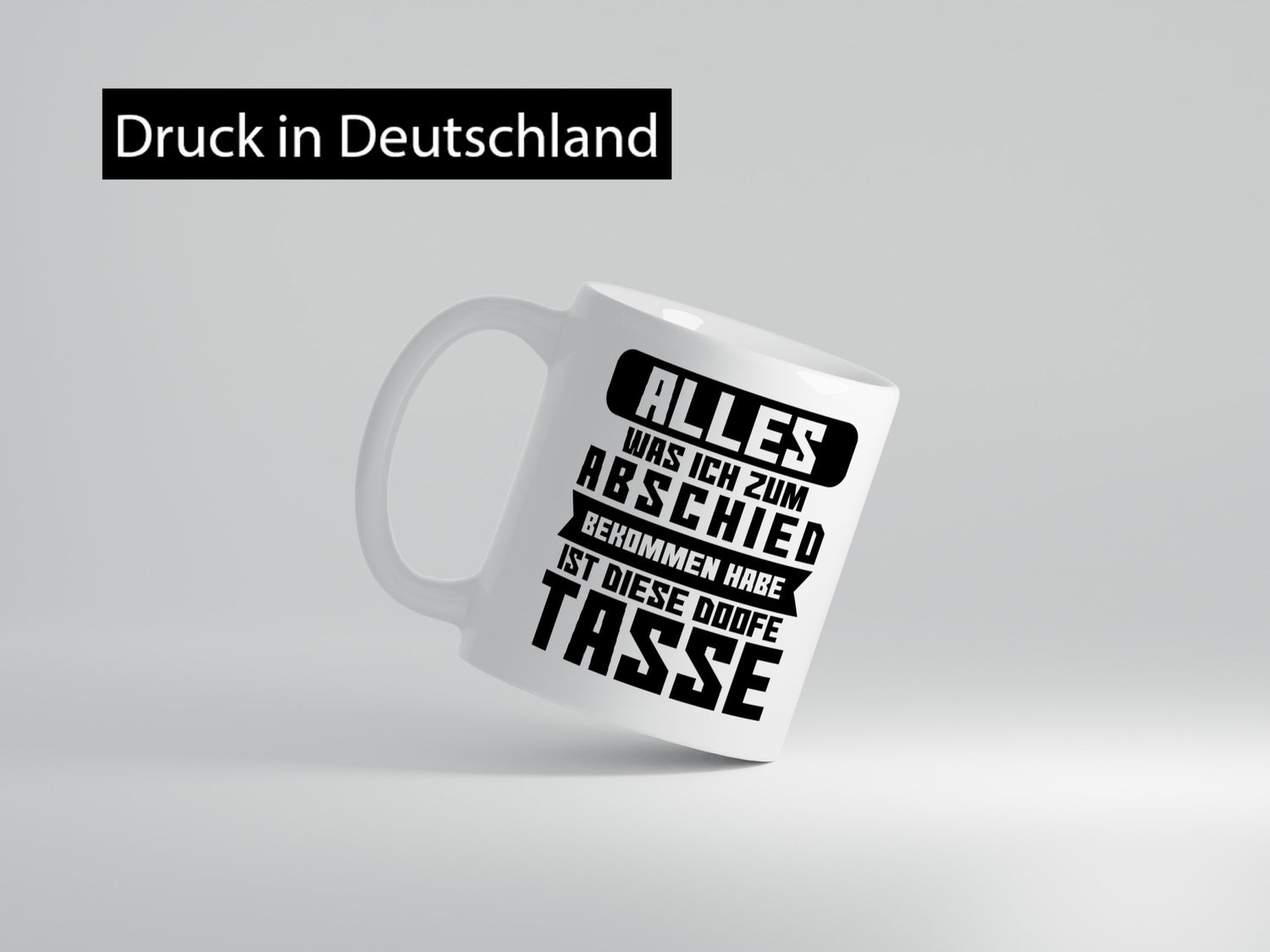 Zum Abschied | Kollegen Jobwechsel Büro Abschluss Geschenk Arbeit lustiger