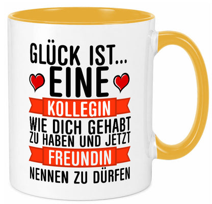 Kollegen Freundin | Arbeitskollegin Lieblingsfreundin lustiger Spruch Geschenk Tasse
