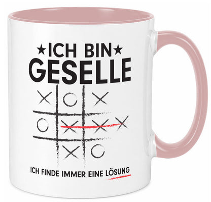 Löse Probleme: Geselle | Handwerker Humor Geschenkidee Tasse