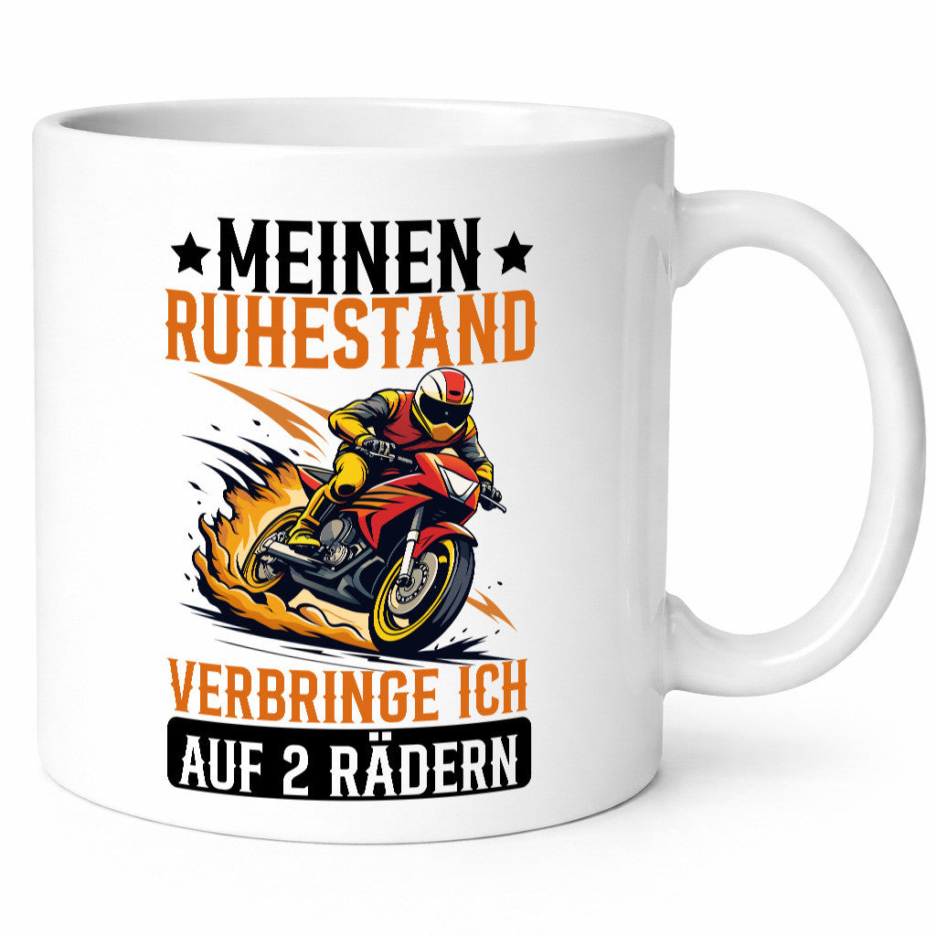 Meinen Ruhestand verbringe ich auch 2 Rädern | Rentner Geschenk Jubiläum