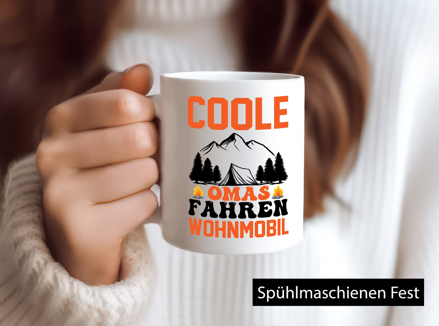 Coole Omas Fahren Wohnmobil | Camping lustig Familie Geschenkidee Geschenk Tasse