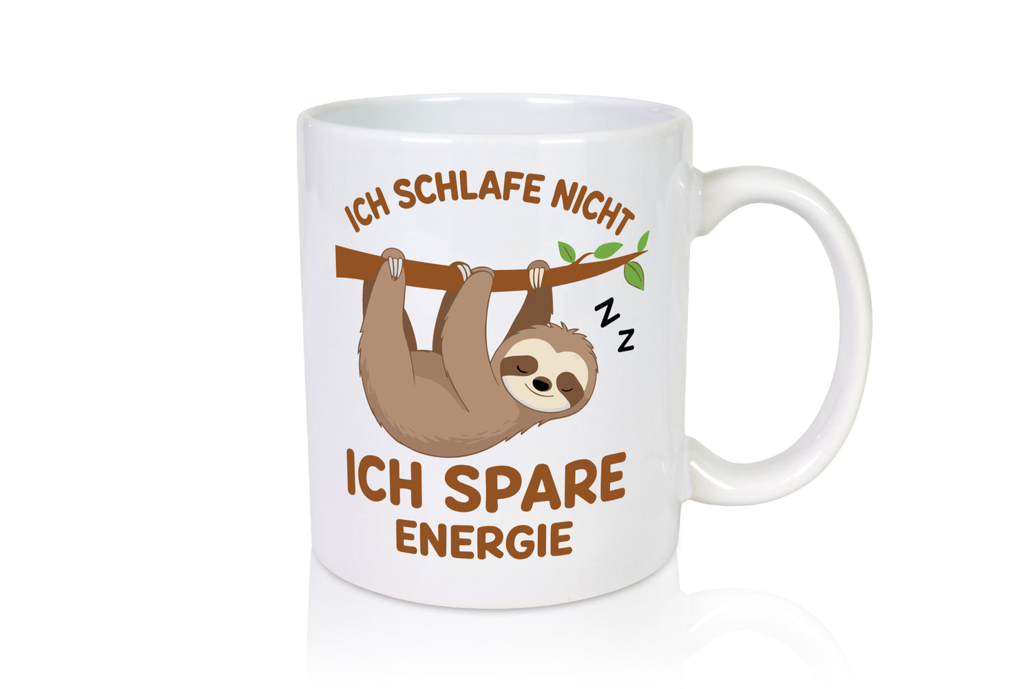 Schlafe nicht spare energie | Faultier Müde v2 lustig Tierliebhaber Humor
