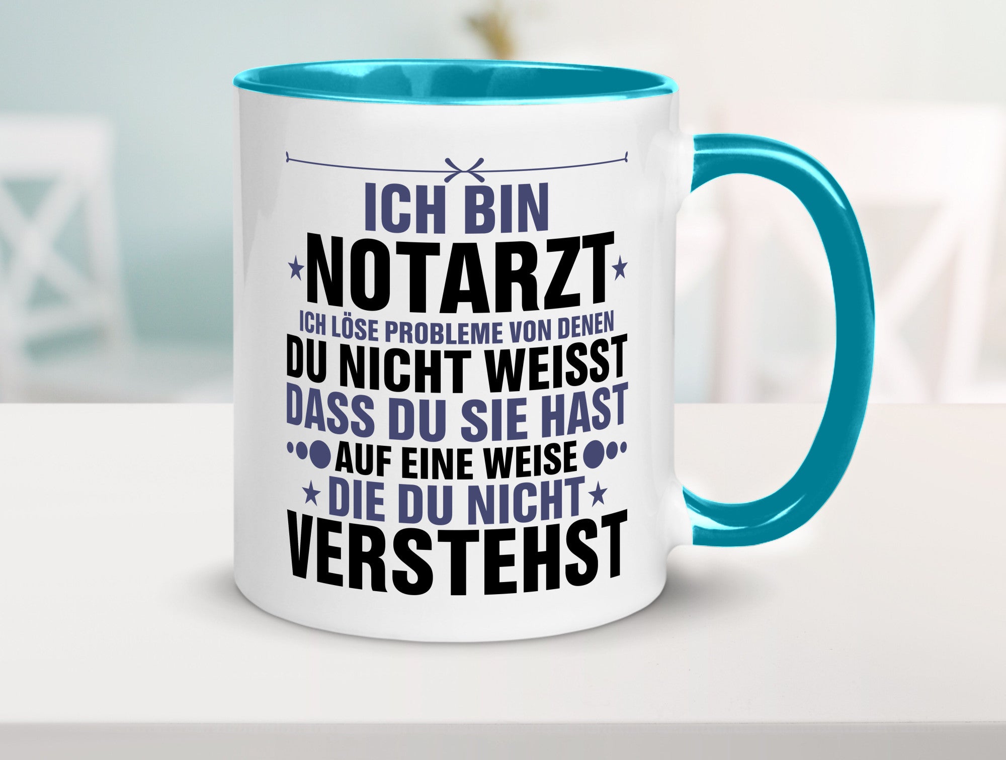 Löse Probleme: Notarzt | Arzt v2 Geschenkidee Humor Tasse