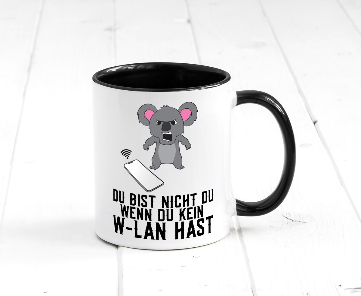 Du bist nicht | wütender Bär WLAN Computer Nerd Geschenkidee Humor Tasse