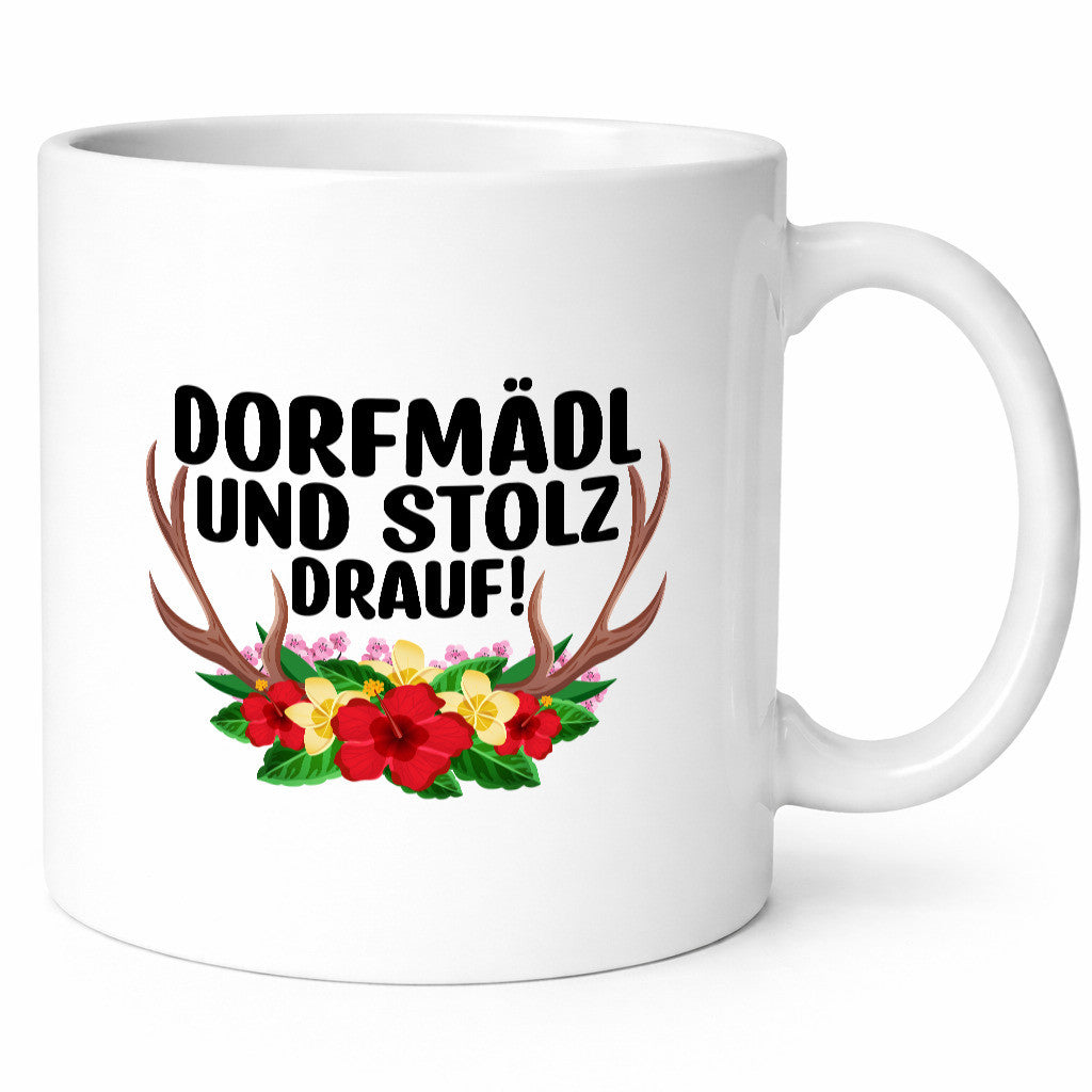 Dorfmädel und stolz drauf | Dorfkind Dorf v2 Geschenkidee Humor Tasse