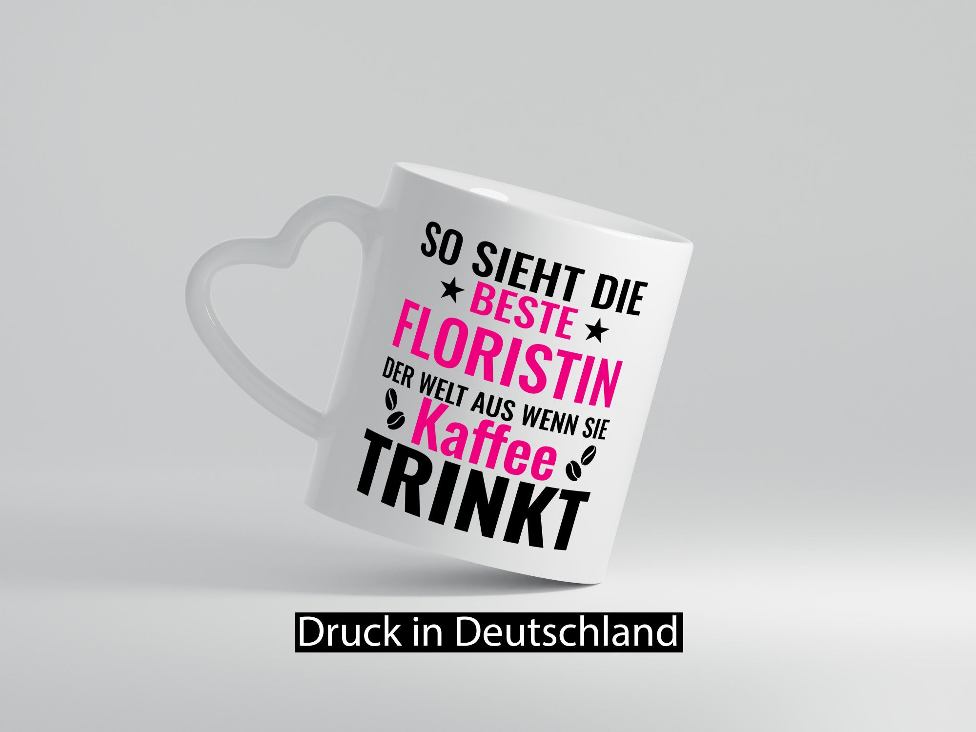Kaffee trinkt: Floristin | Blumen Verkäuferin lustiger Spruch Geschenk Humor