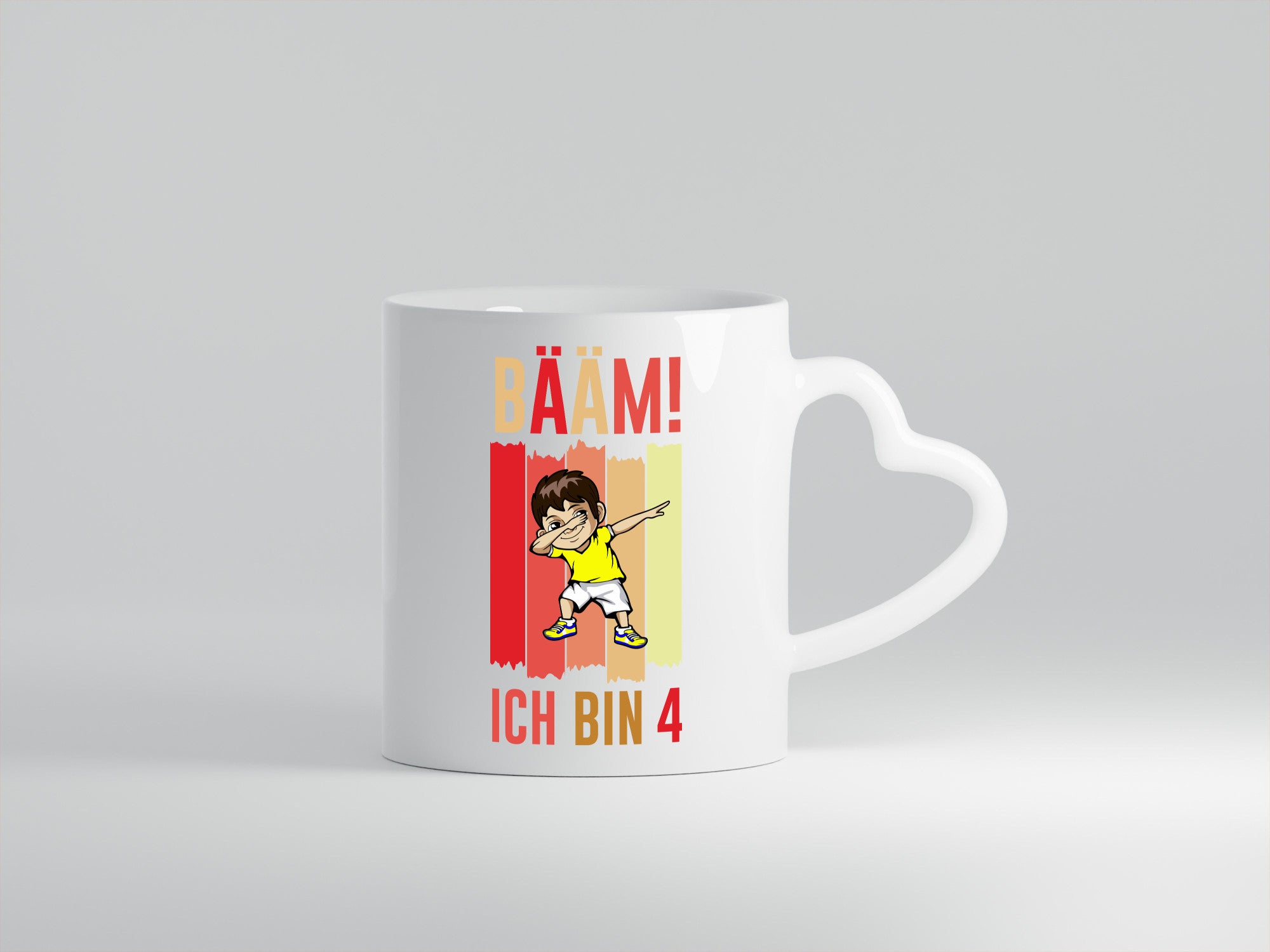 4. Geburtstag | 4 Jahre Bääm ich bin lustig Geschenkidee Geschenk Tasse