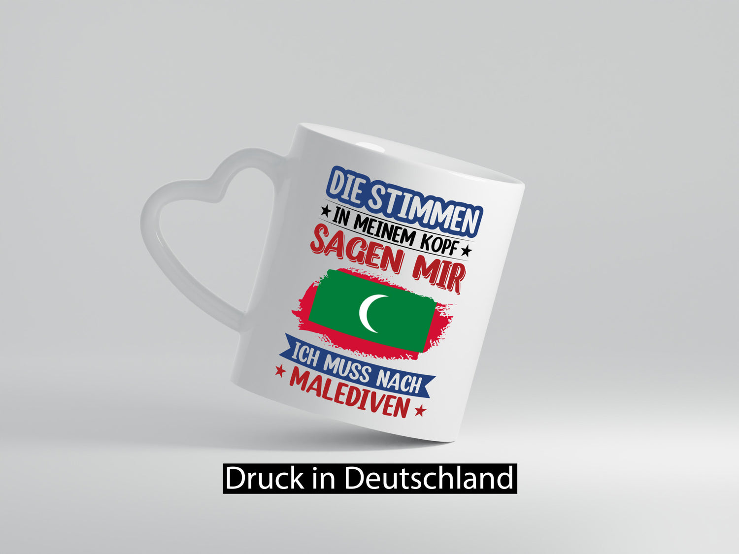 Malediven | Urlaub Stimmen in meinem Kopf Traumland Geschenk Humor Geschenkidee