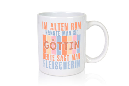 Heute sagt man: Fleischerin | Schlachterei lustig Humor Geschenkidee Geschenk