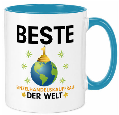 Welt Beste Einzelhandelskauffrau | Einzelhandel Geschenkidee Humor Tasse