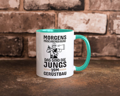 Jungs vom Gerüstbau | Gerüstbauer Tasse Baustelle Geschenk Humor Geschenkidee