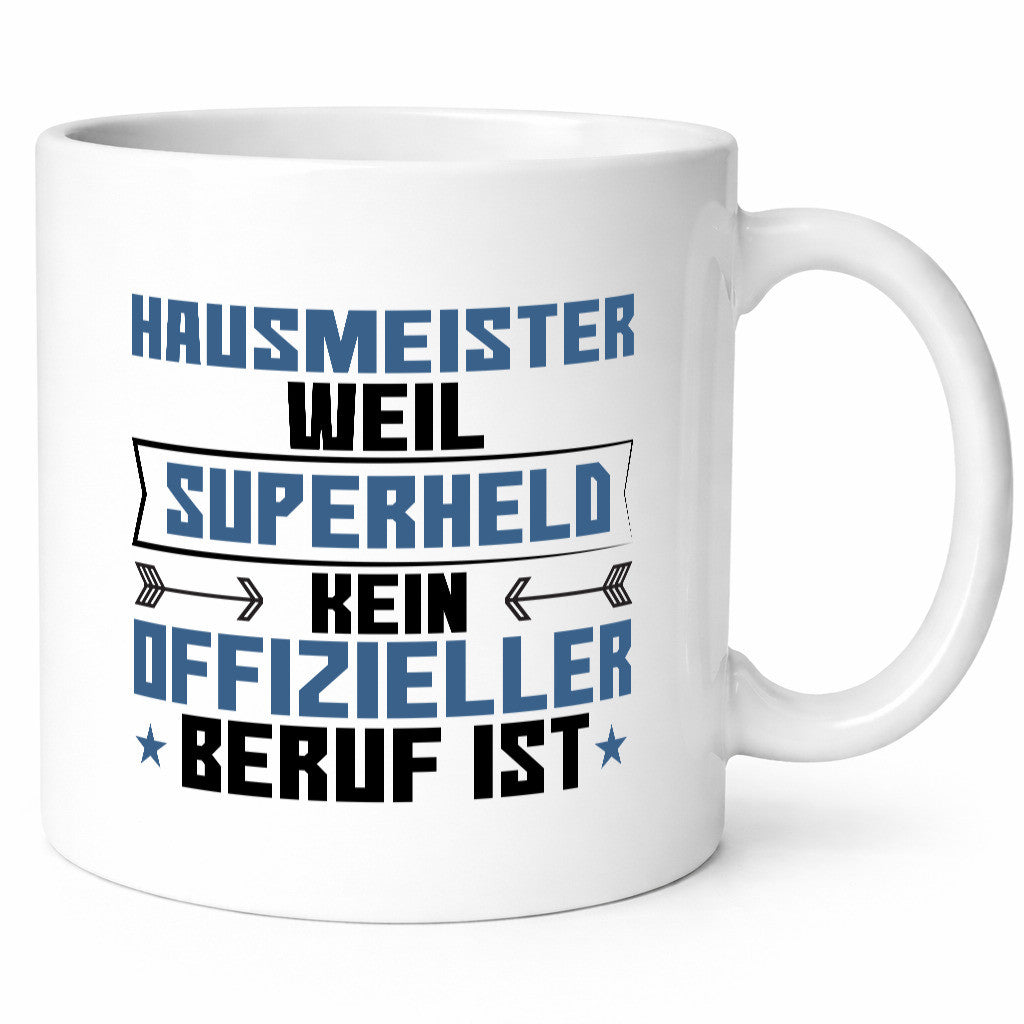 Superheld Hausmeister | Hauswart Geschenk Humor Geschenkidee lustiger Spruch