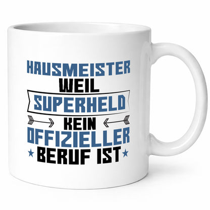 Superheld Hausmeister | Hauswart Geschenk Humor Geschenkidee lustiger Spruch