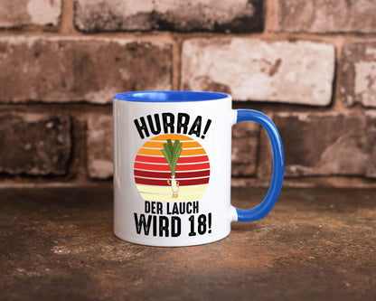 Hurra der lauch wird 18 | 18. Geburtstag Ehrentag lustiger Spruch Geschenk