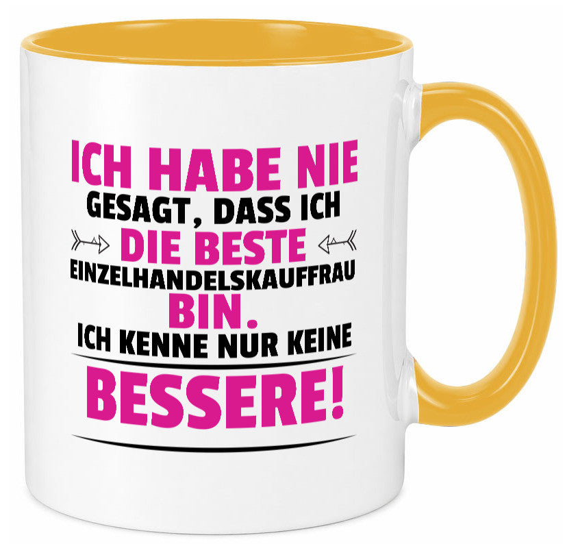 Die Beste Einzelhandelskauffrau | Einzelhandel Geschenkidee Humor Tasse