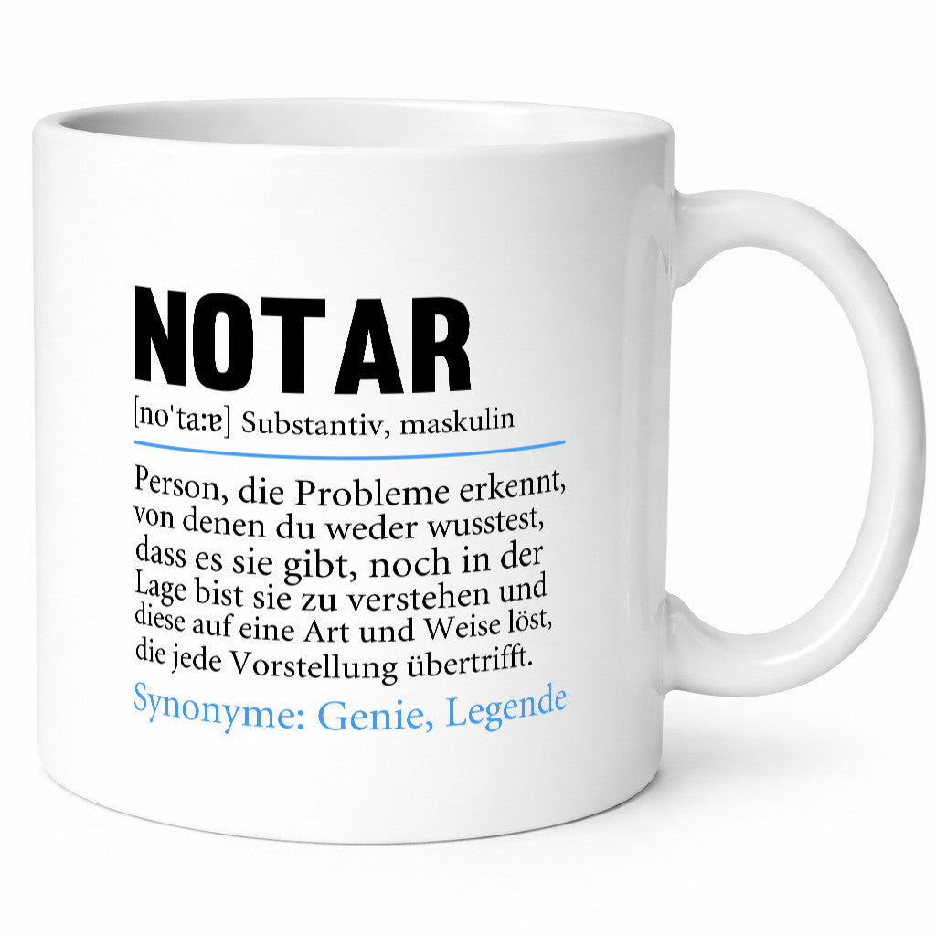 Notar | Beruf Humor Jurist lustiger Spruch Arbeit Kollegen Büro Geschenkidee
