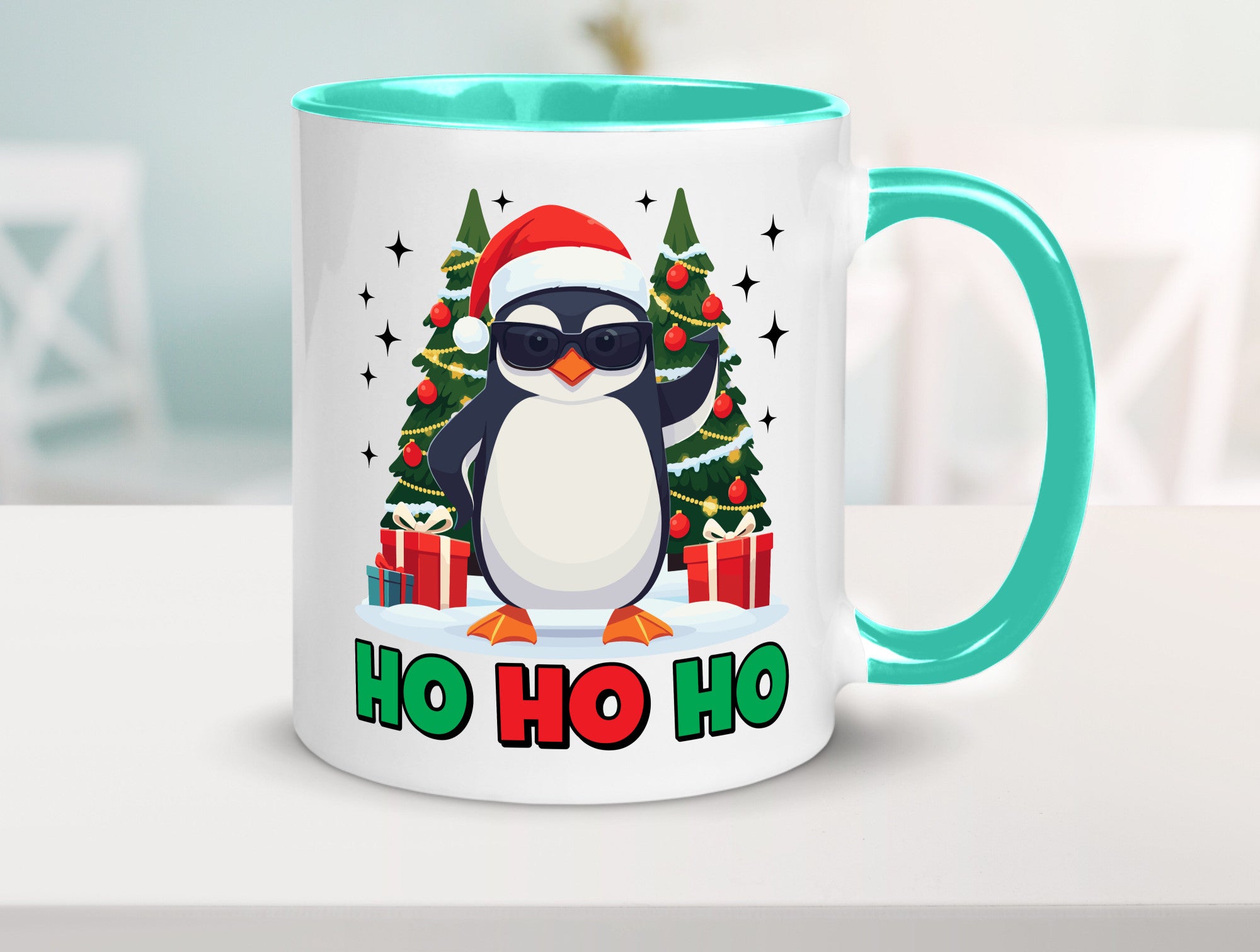Ho | Weihnachts Pinguine Weihnachten lustig Humor Geschenkidee Geschenk Tasse