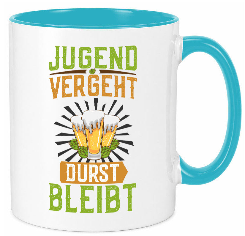 Jugend vergeht durst bleibt | Biertrinker Bierliebhaber lustiger Spruch