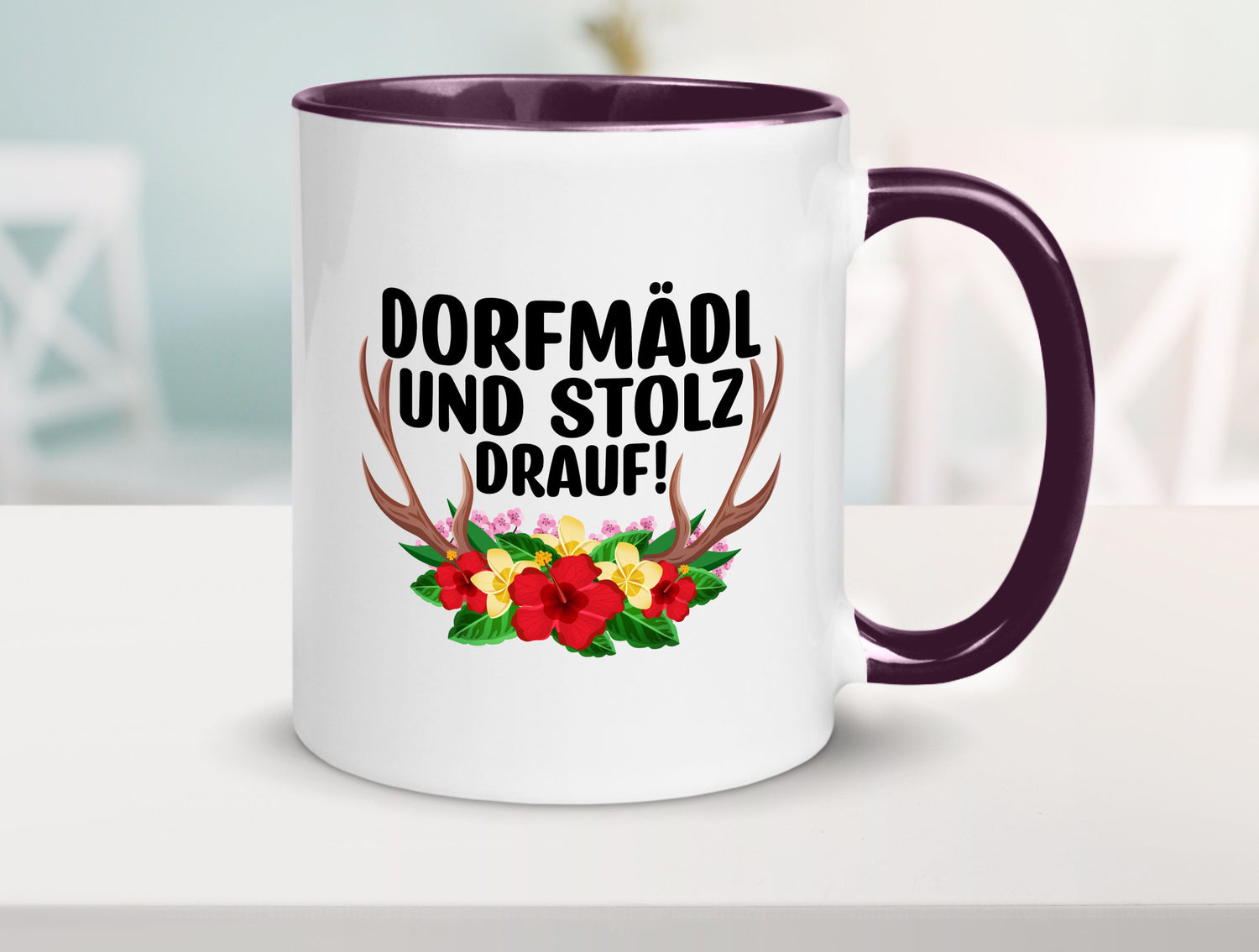 Dorfmädel und stolz drauf | Dorfkind Dorf v2 Geschenkidee Humor Tasse