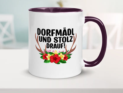 Dorfmädel und stolz drauf | Dorfkind Dorf v2 Geschenkidee Humor Tasse