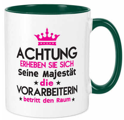 Seine Majestät Vorarbeiterin | Kollegin Teamleiter lustig Arbeit Kollegen Büro