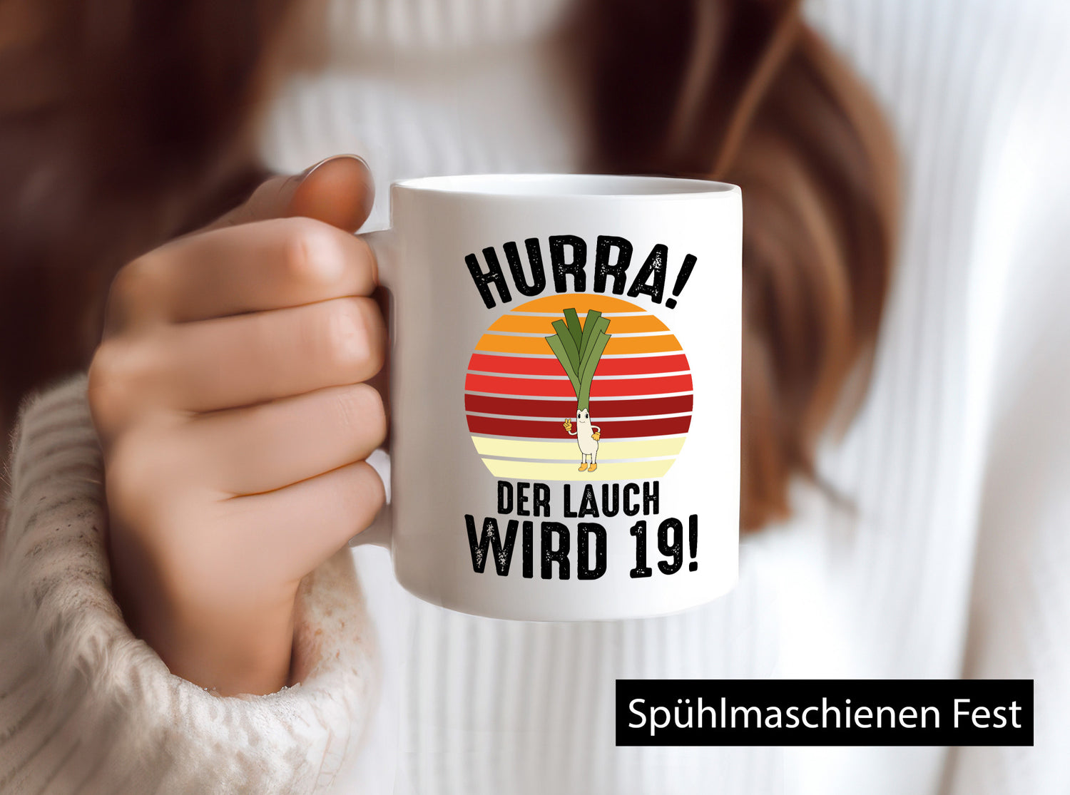 Hurra der lauch wird 19 | 19. Geburtstag Ehrentag lustig Geschenkidee Geschenk