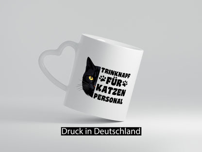 Katzen Personal | Katzenbesitzer Tasse Katze Humor vl9 Geschenkidee