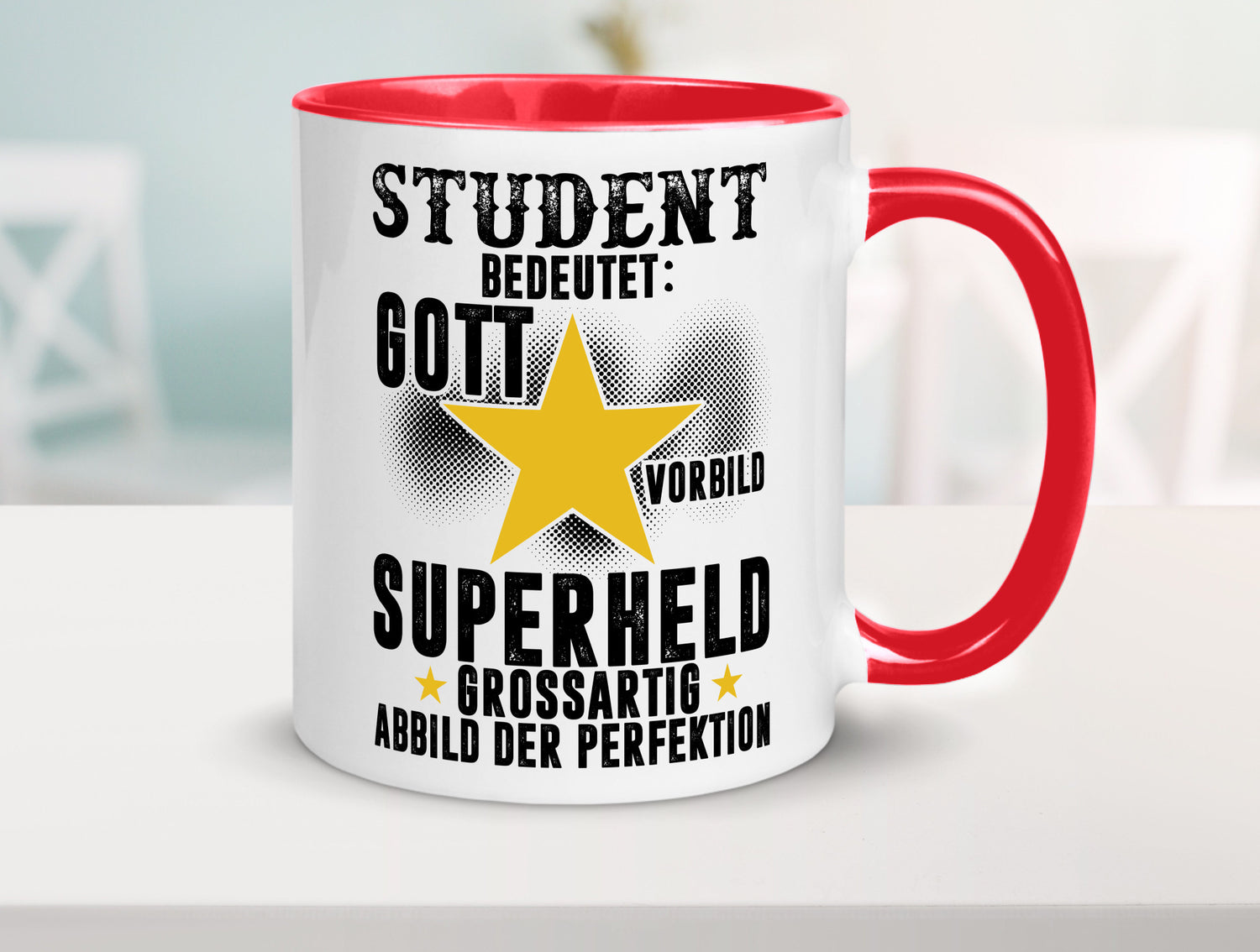 Bedeutung von Student | Universität Uni Studium Geschenkidee Humor Tasse