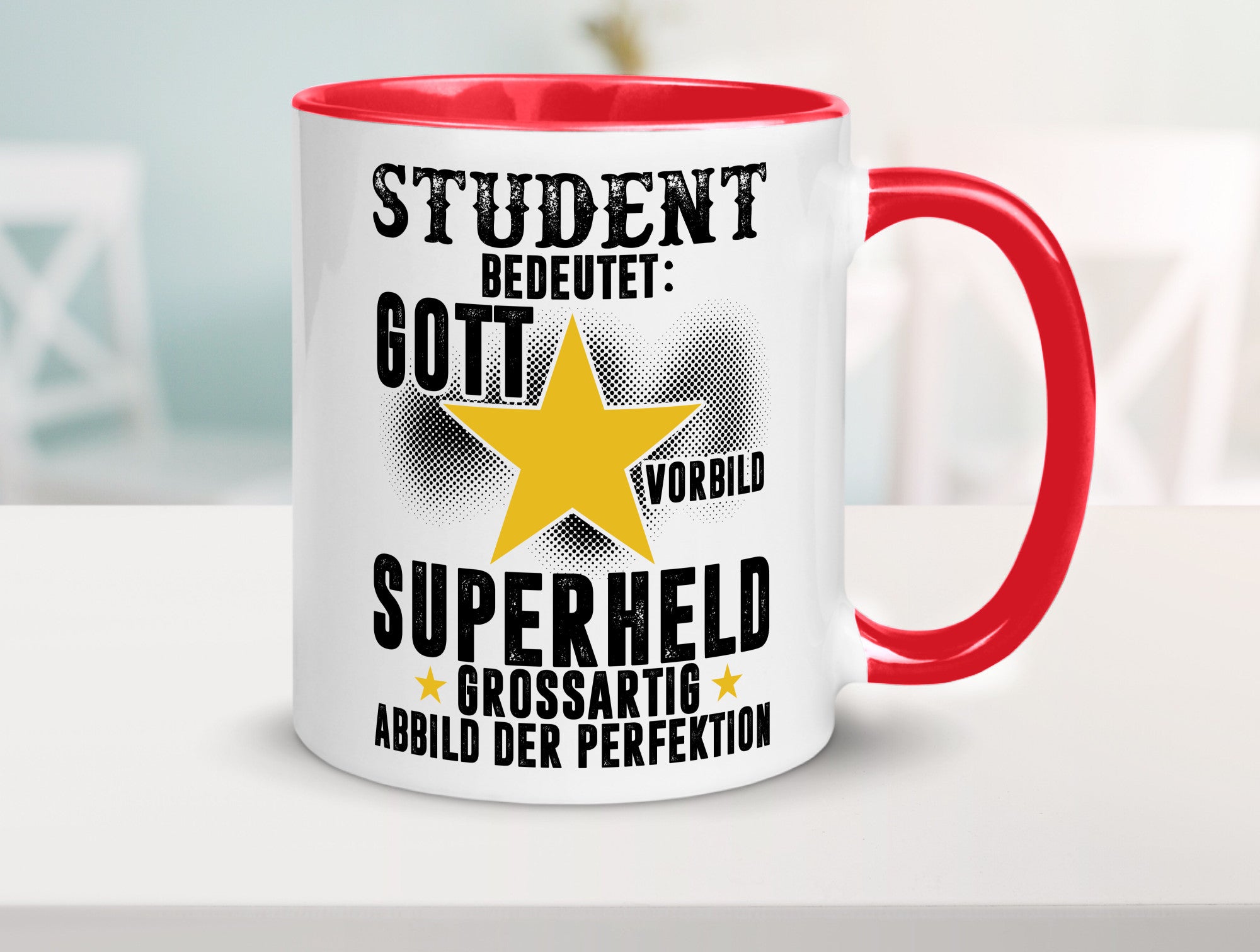 Bedeutung von Student | Universität Uni Studium Geschenkidee Humor Tasse