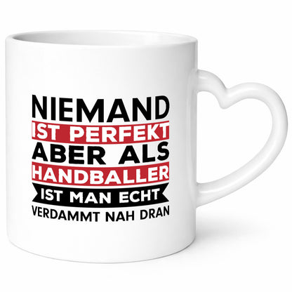 Perfekter Handballer | Handball Tasse Ballsport Geschenk Humor Geschenkidee