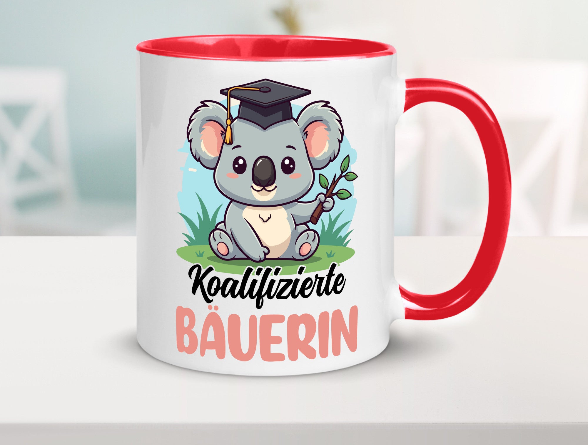 Koalifizierte Bäuerin | Bauernhof Landwirtschaft lustiger Spruch Geschenk Humor