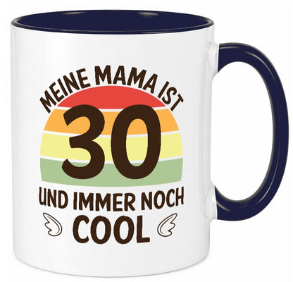Mama 30, noch cool | Flügel lustig Familie Geschenkidee Geschenk Tasse