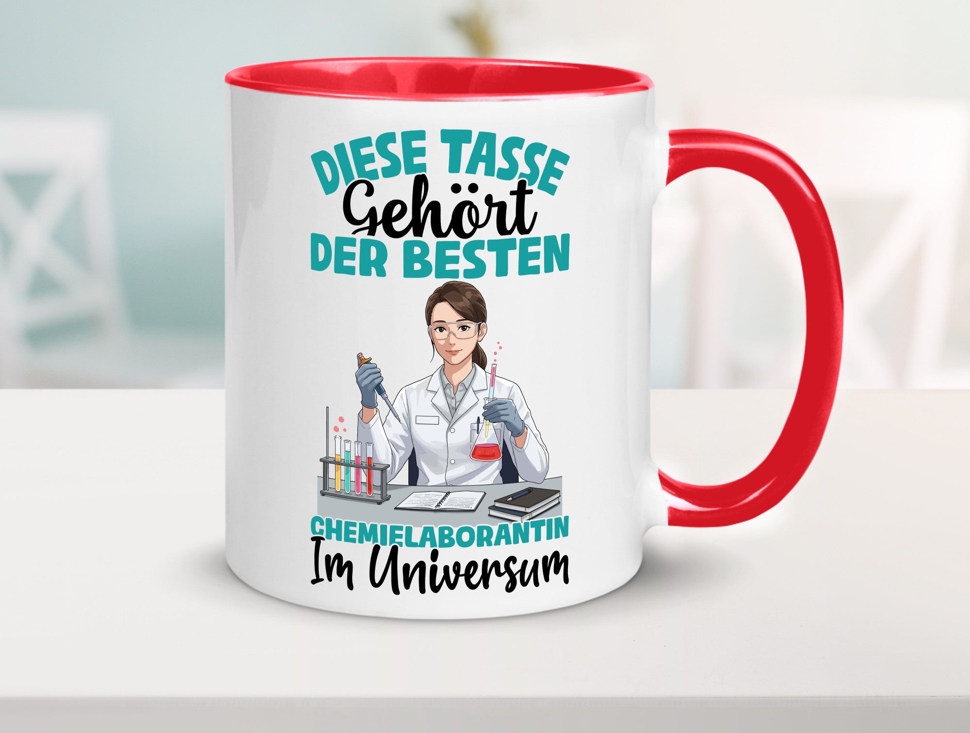 Im Universum: Chemielaborantin | Laborantin Chemie lustiger Spruch Geschenk