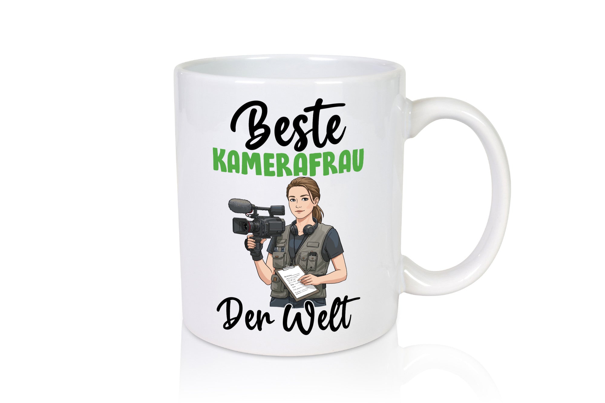 Beste Kamerafrau | Kamera v2 lustiger Spruch Geschenk Humor Geschenkidee Tasse
