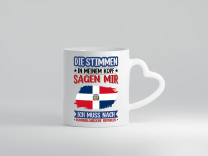 Dominican Republic | Holiday Voices in my Head Funny Gift Idea Mug