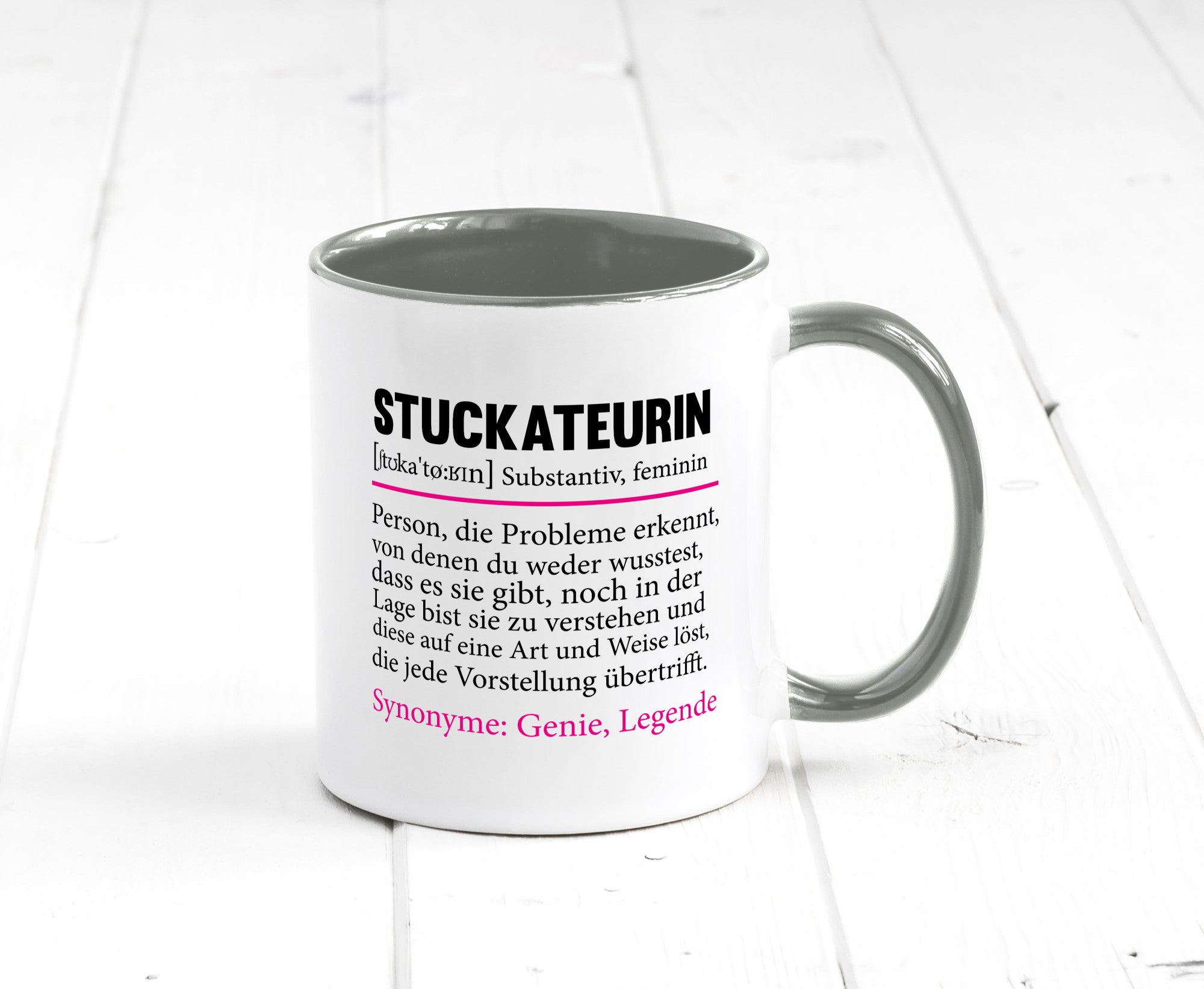 Stuckateurin | Innenausbau Beruf Humor Spruch Arbeit Kollegen Büro Geschenkidee