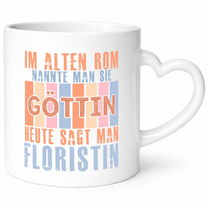 Heute sagt man: Floristin | Blumen Verkäuferin Geschenkidee Humor Tasse