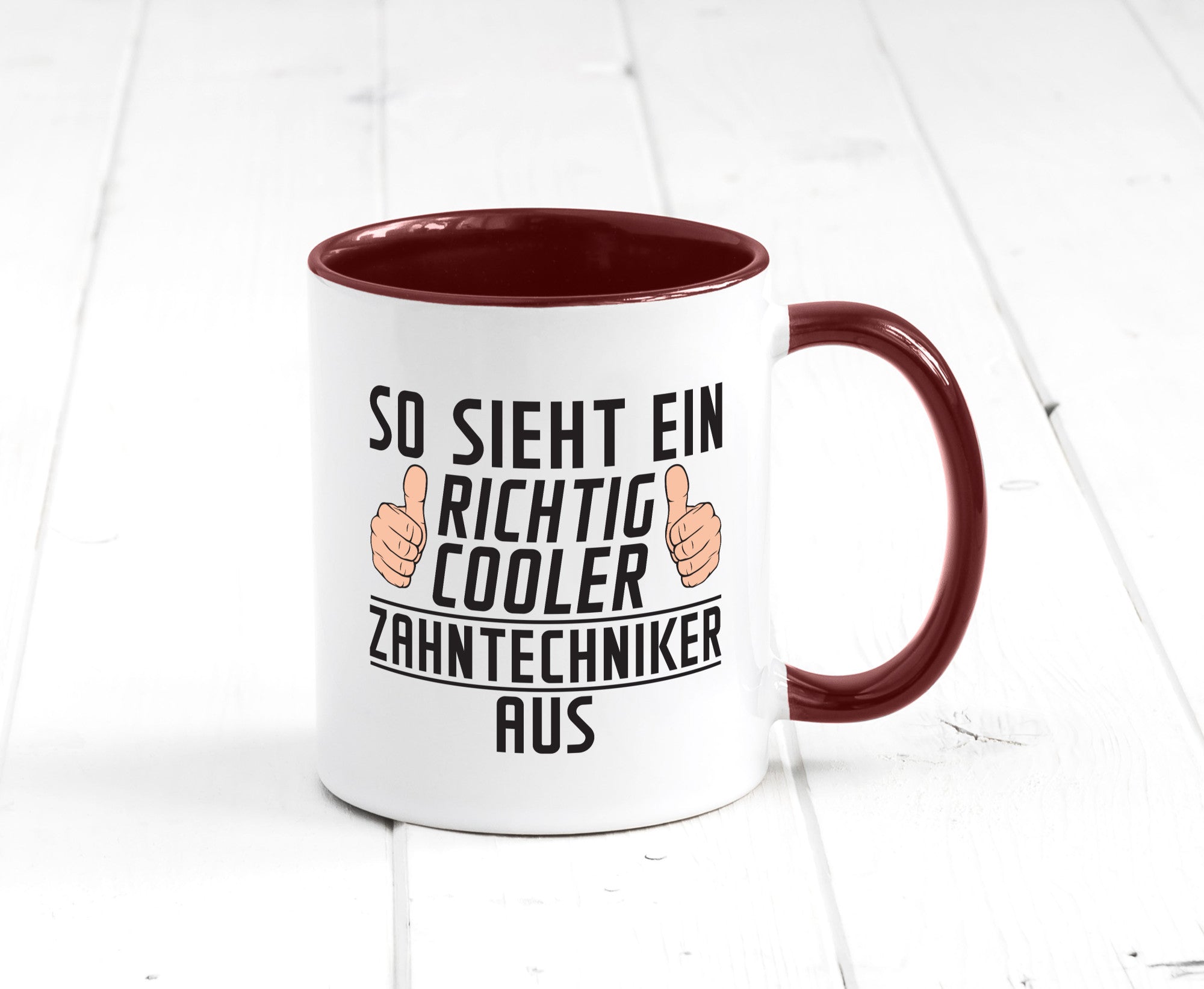 Richtig Cooler Zahntechniker | Zahnmedizin Geschenkidee Humor Tasse