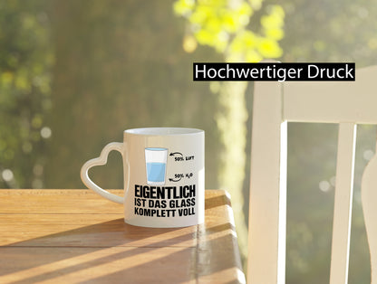 Wasserglas Motiv | Optimist Tasse Chemiker Chemie Humor Geschenkidee
