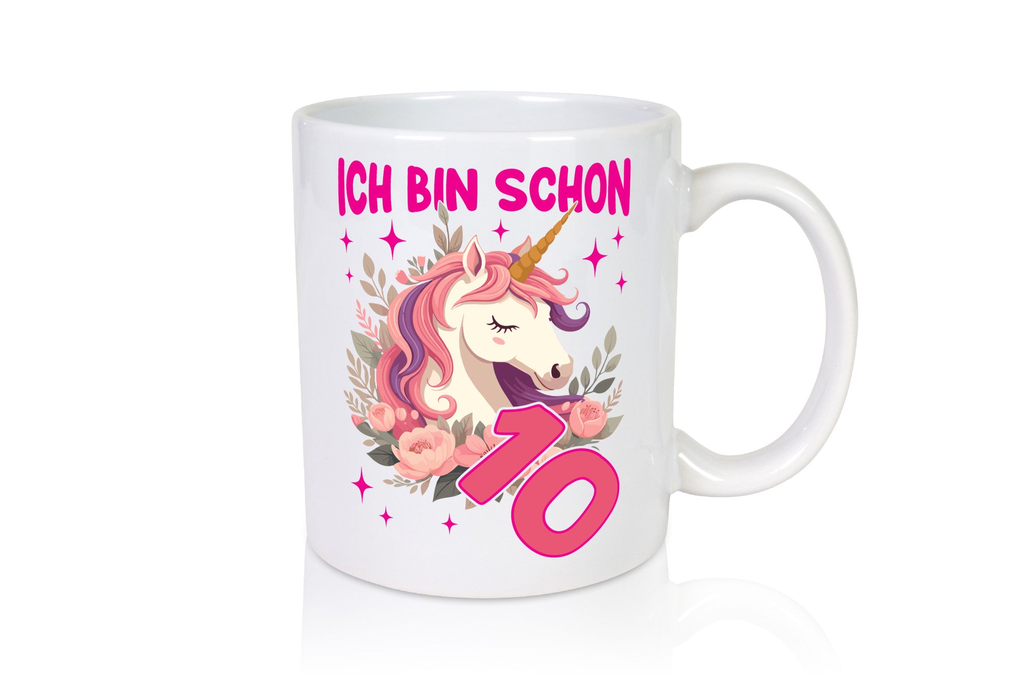 10. Geburtstag | 10 Jahre Einhorn Mädchen Geschenkidee Humor Tasse