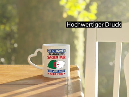 Algerien | Urlaub Stimmen in meinem Kopf Traumland Geschenk Humor Geschenkidee