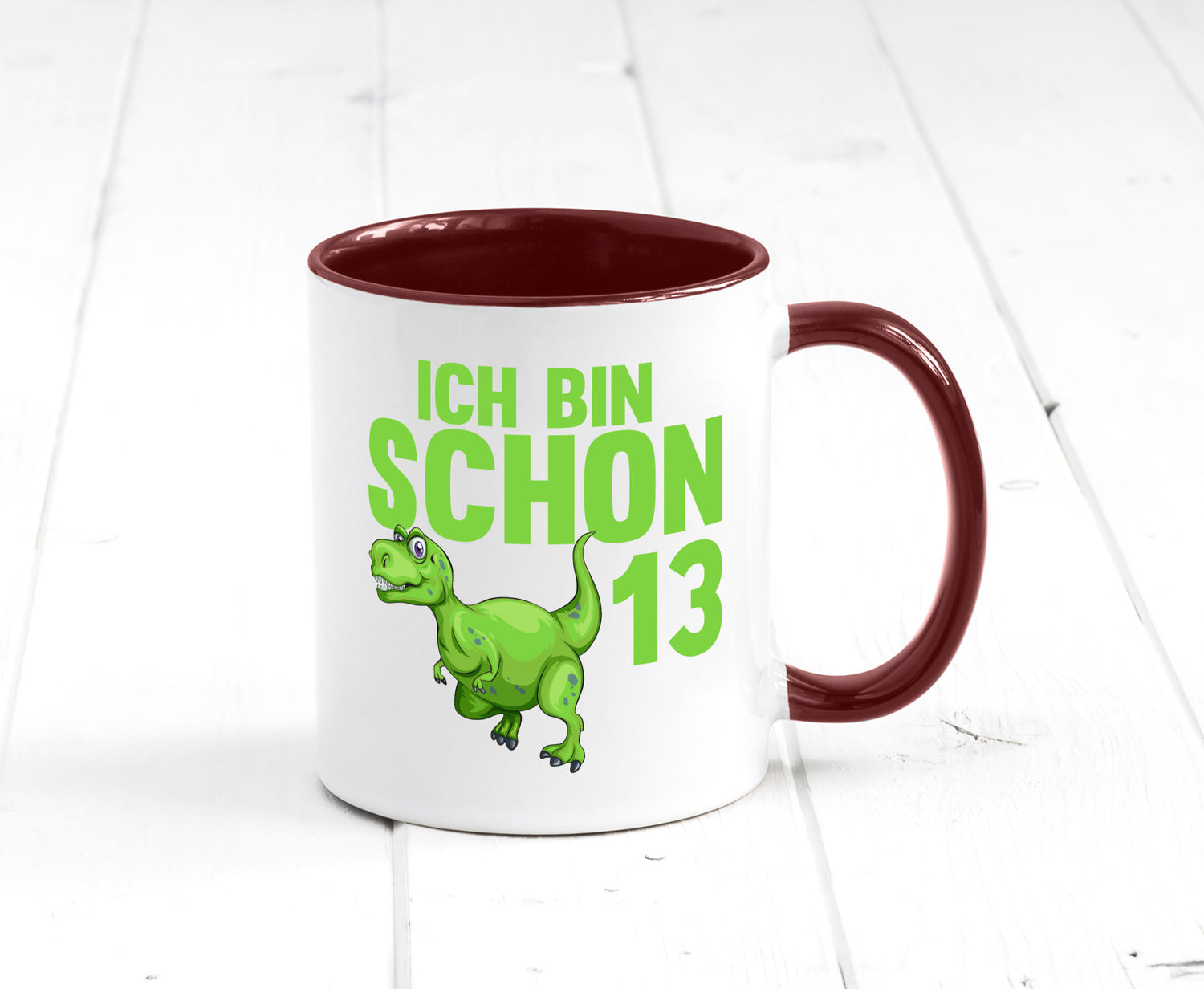 13. Geburtstag | 13 Jahre Dino Dinosaurier Humor Geschenkidee Tasse