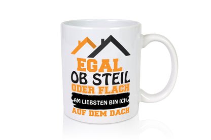 Dachdecker Spruch | Beruf Tasse lustiger Geschenk Arbeit Kollegen Büro