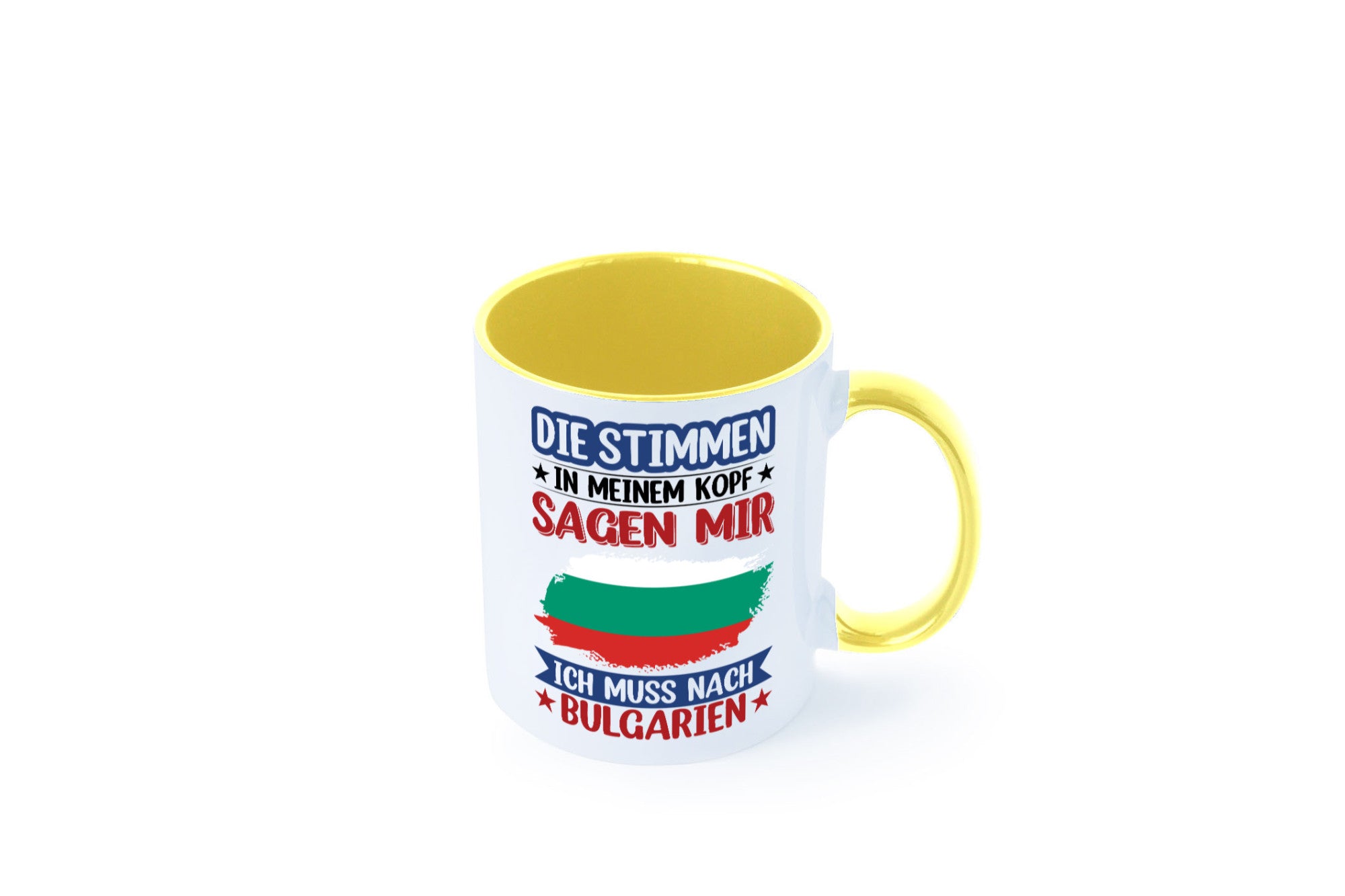 Bulgarien | Urlaub Stimmen in meinem Kopf Traumland Humor Geschenkidee Tasse