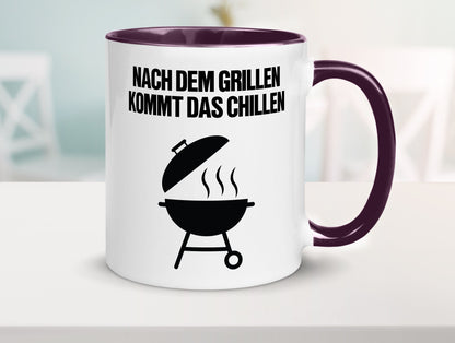 Nach dem Grillen kommt das Chillen | Grillmeister Party Geschenk Humor