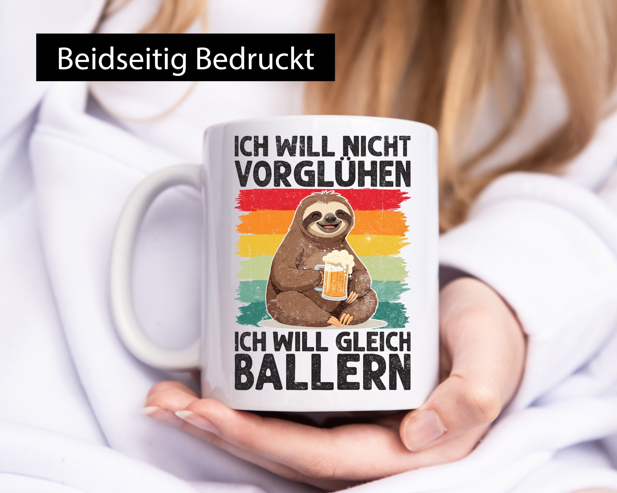 Vorglühen ich will gleich Ballern | Bier Biertrinker lustig Humor Geschenkidee