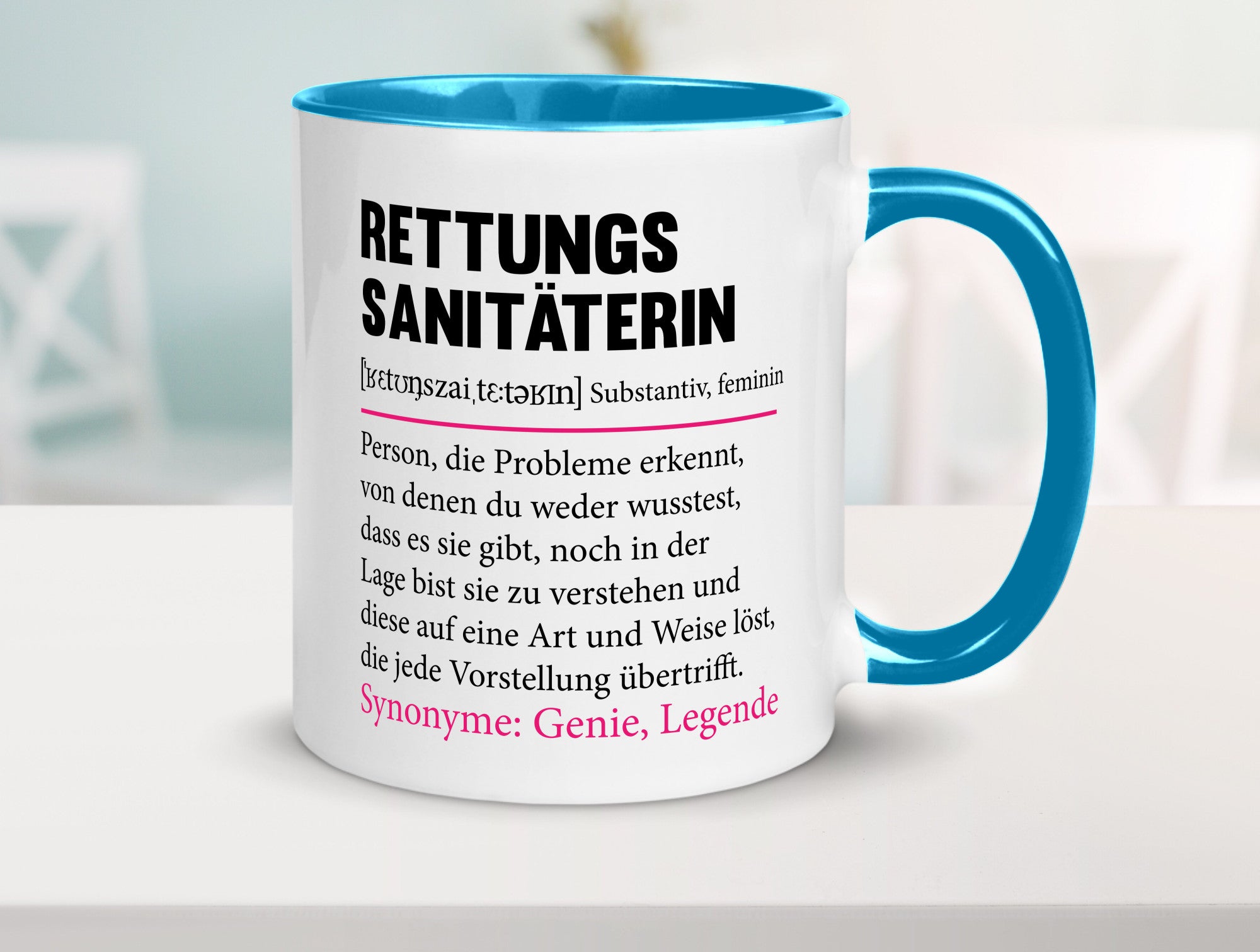 Rettungssanitäterin | Beruf Sanitäter Spruch v2 Humor Arbeit Kollegen Büro
