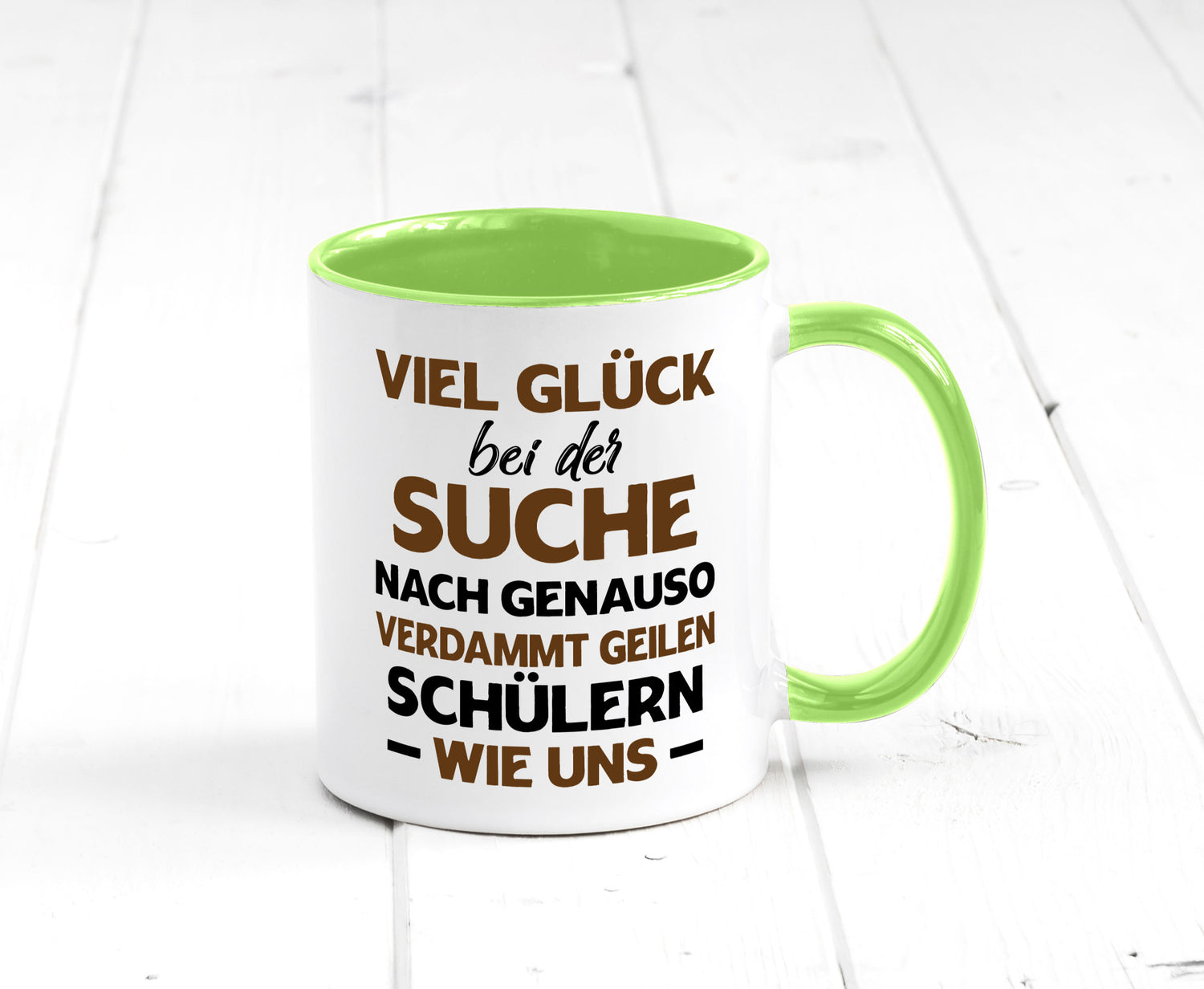 Viel glück | Geile schüler Schule Beste Lehrerin lustig Humor Geschenkidee