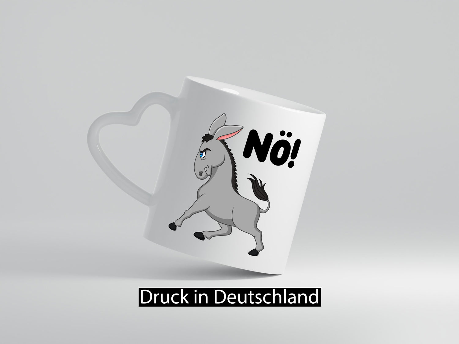 Nö | Sturer Esel hab kein bock lustig Humor Geschenkidee Geschenk Tasse